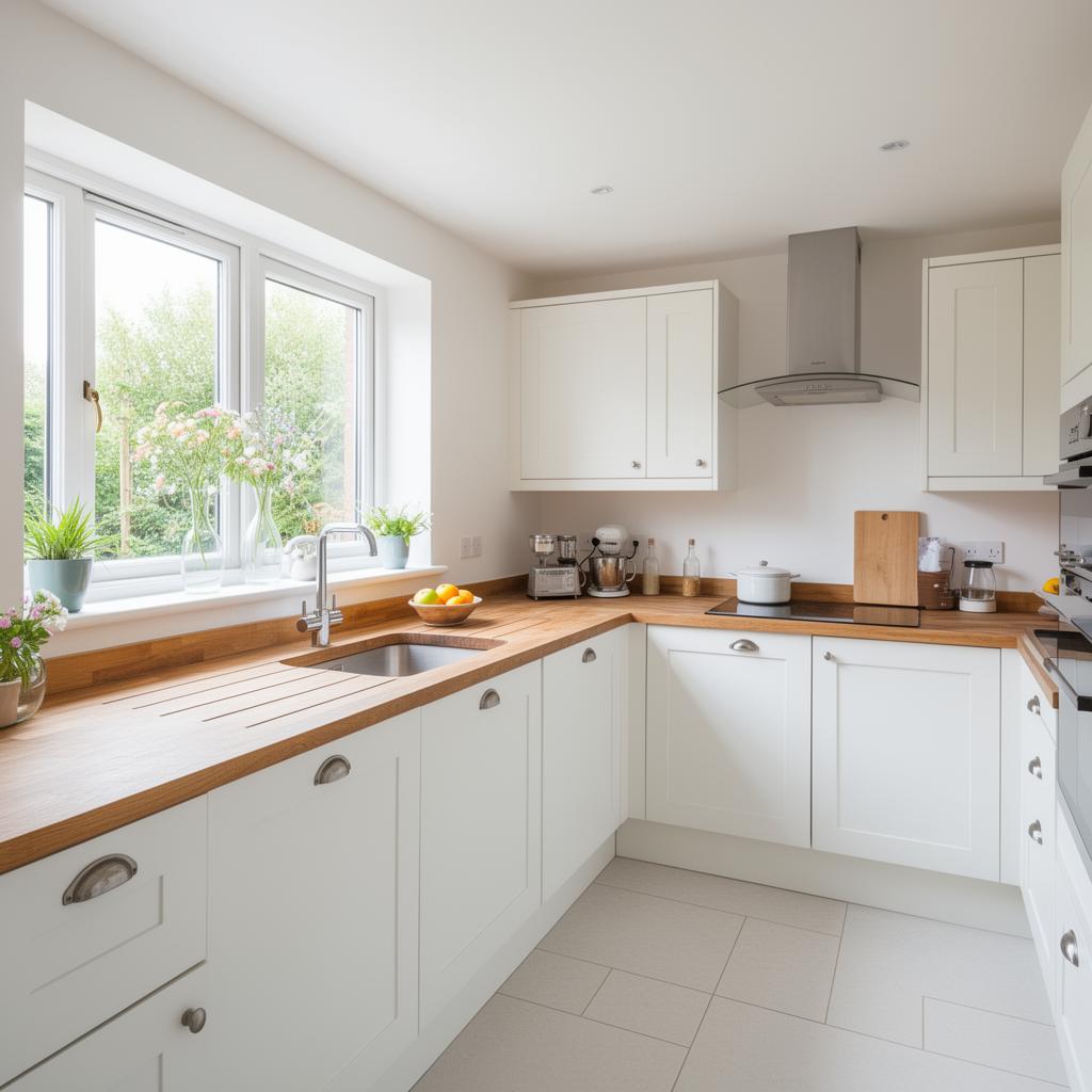 Professional Rightmove listing photography — kitchen diner, Barnsley